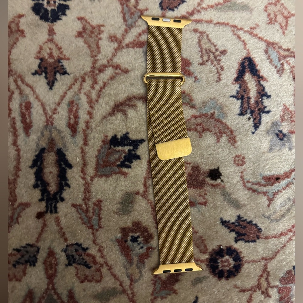 Apple Watch Gold Plated Mesh Strap